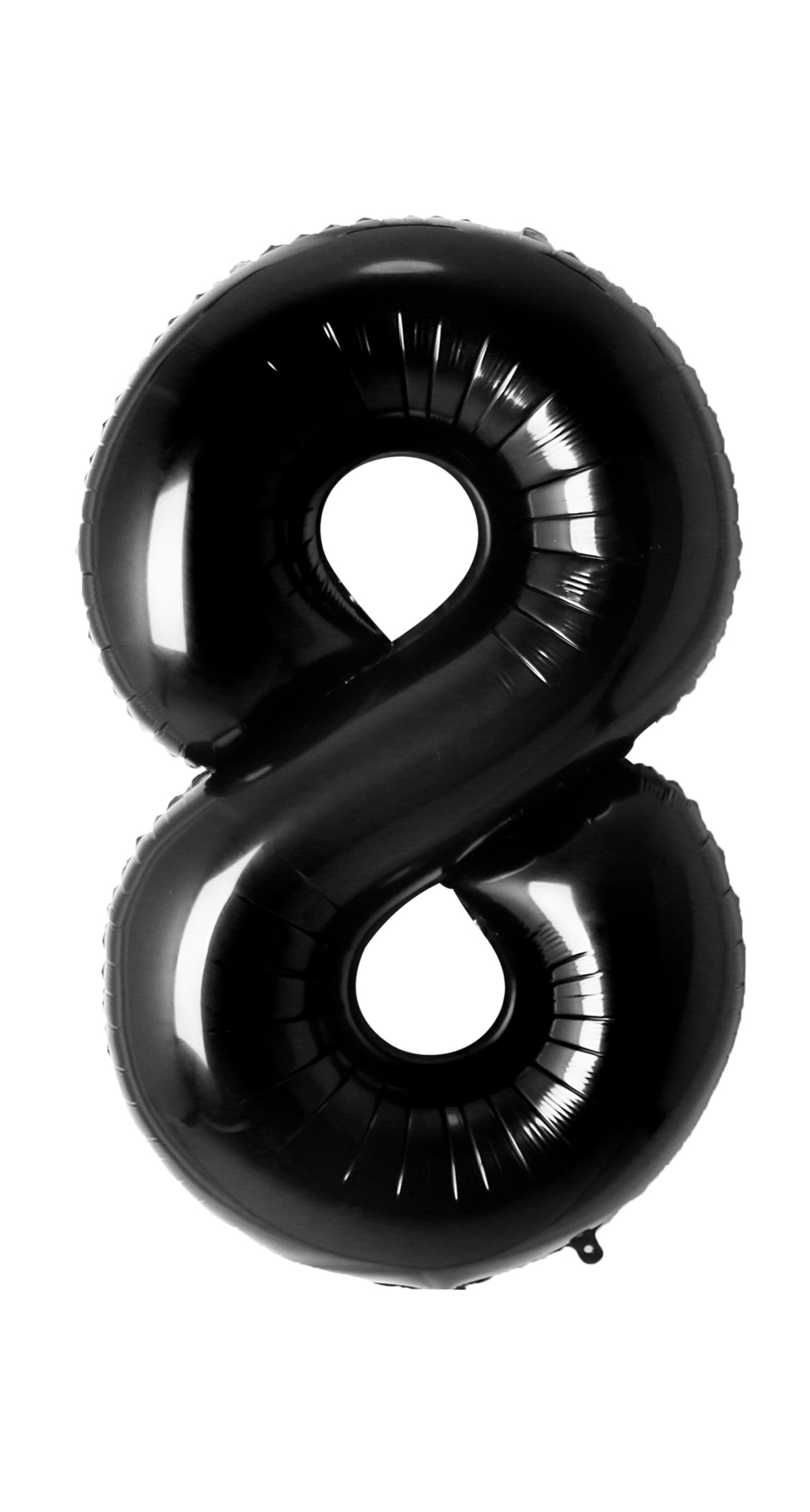 34 Inch Foil Balloon Number 8 - Black