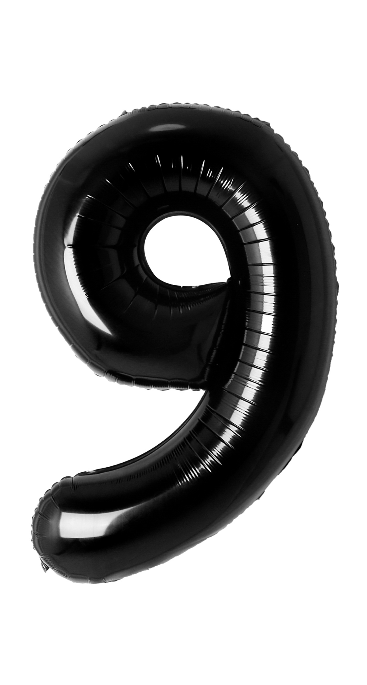 34 Inch Foil Balloon Number 9 - Black