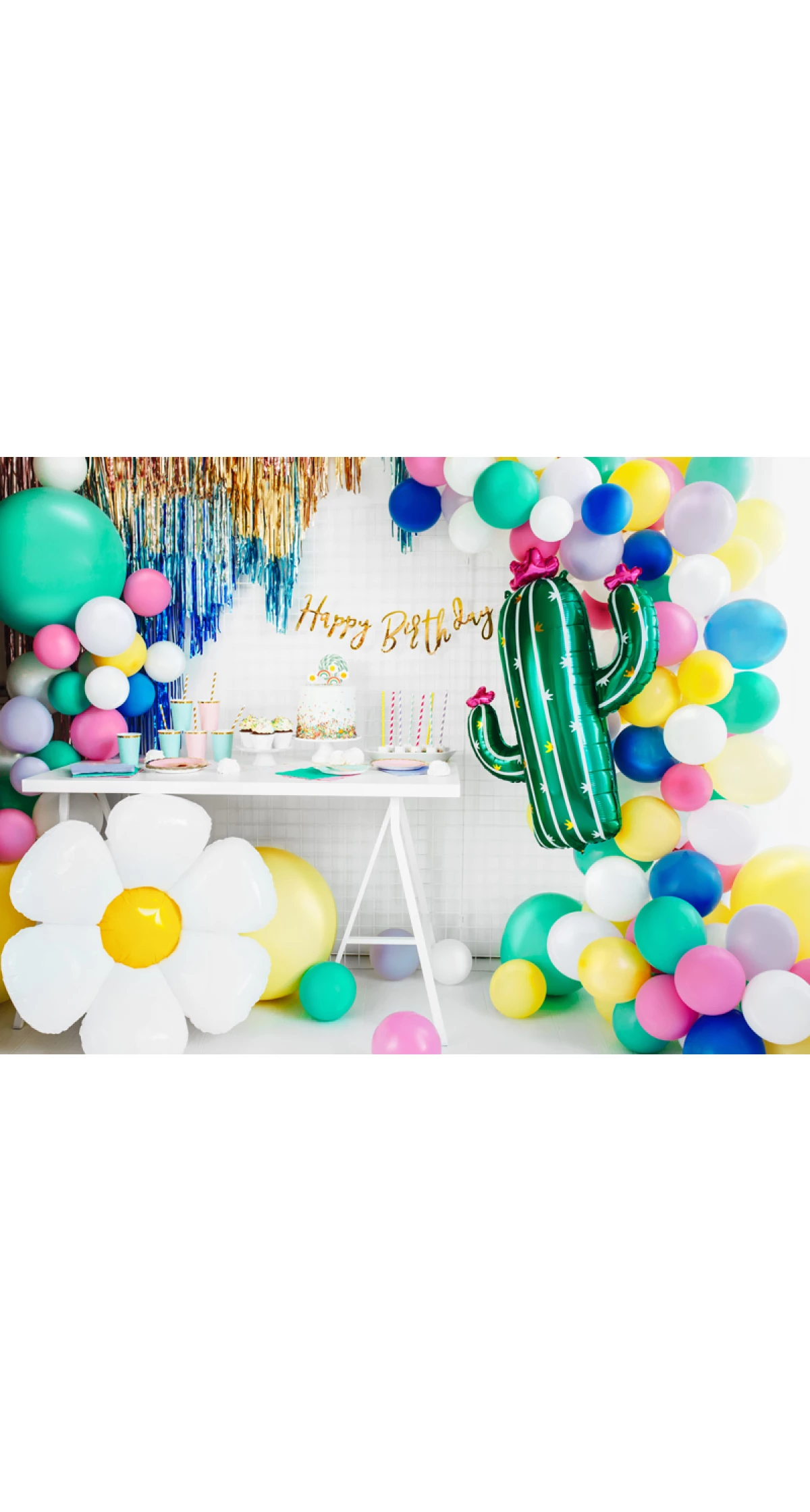 Party Backdrop Curtain Blue, 90 x 250cm