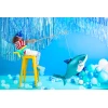 Party Backdrop Curtain Blue, 90 x 250cm