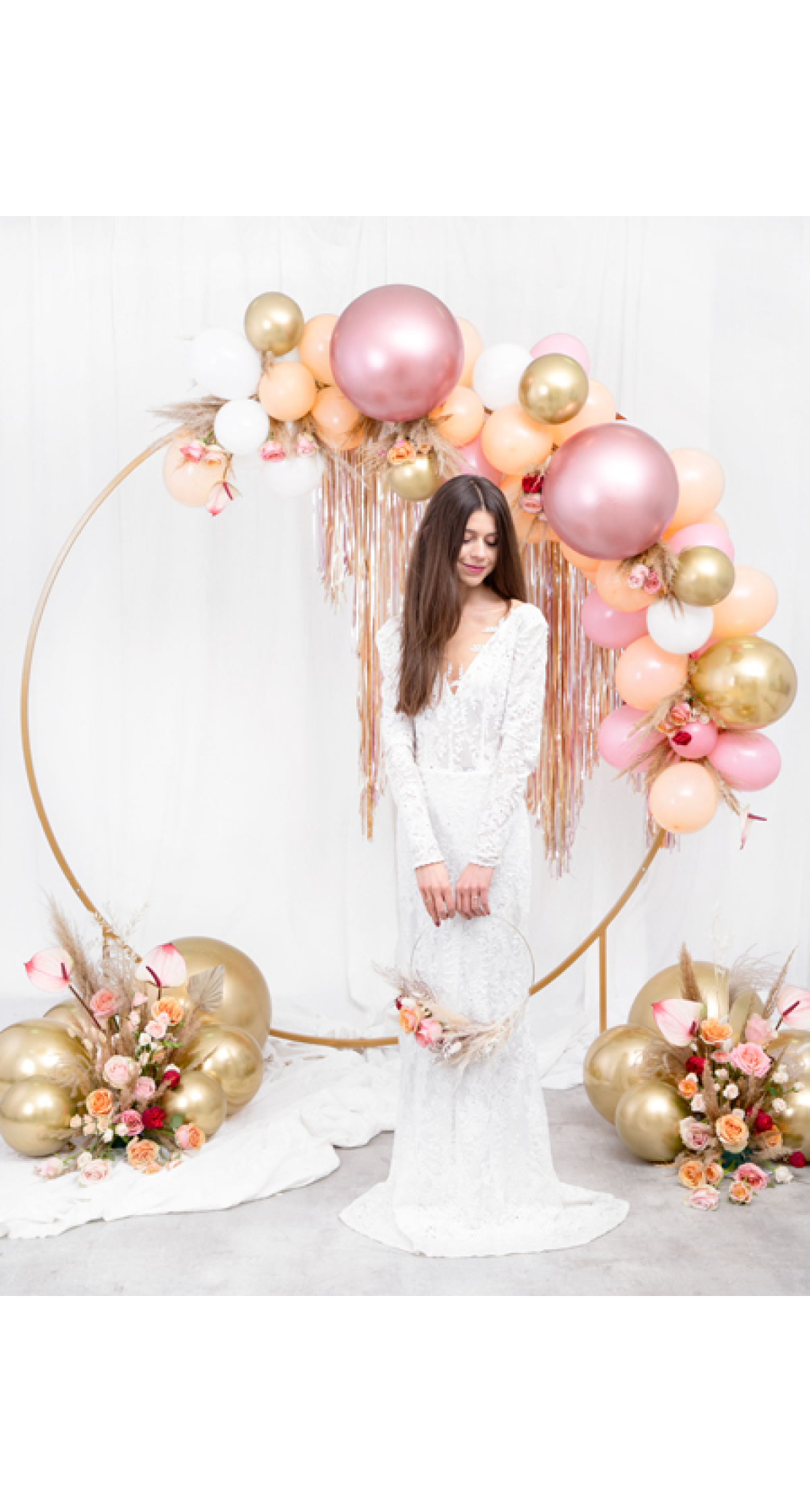 Party Backdrop Curtain Heather, 90 x 250cm