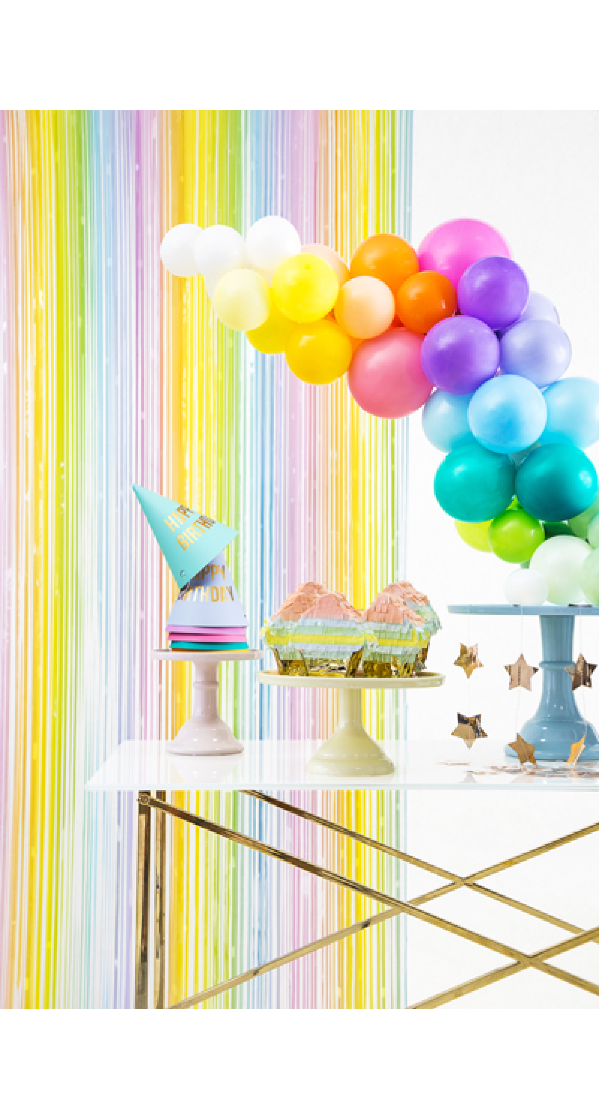 Party Curtain, Mix, 100x195cm