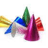 Holographic Party Hats, Mix, 16cm (1pkt / 20pc)