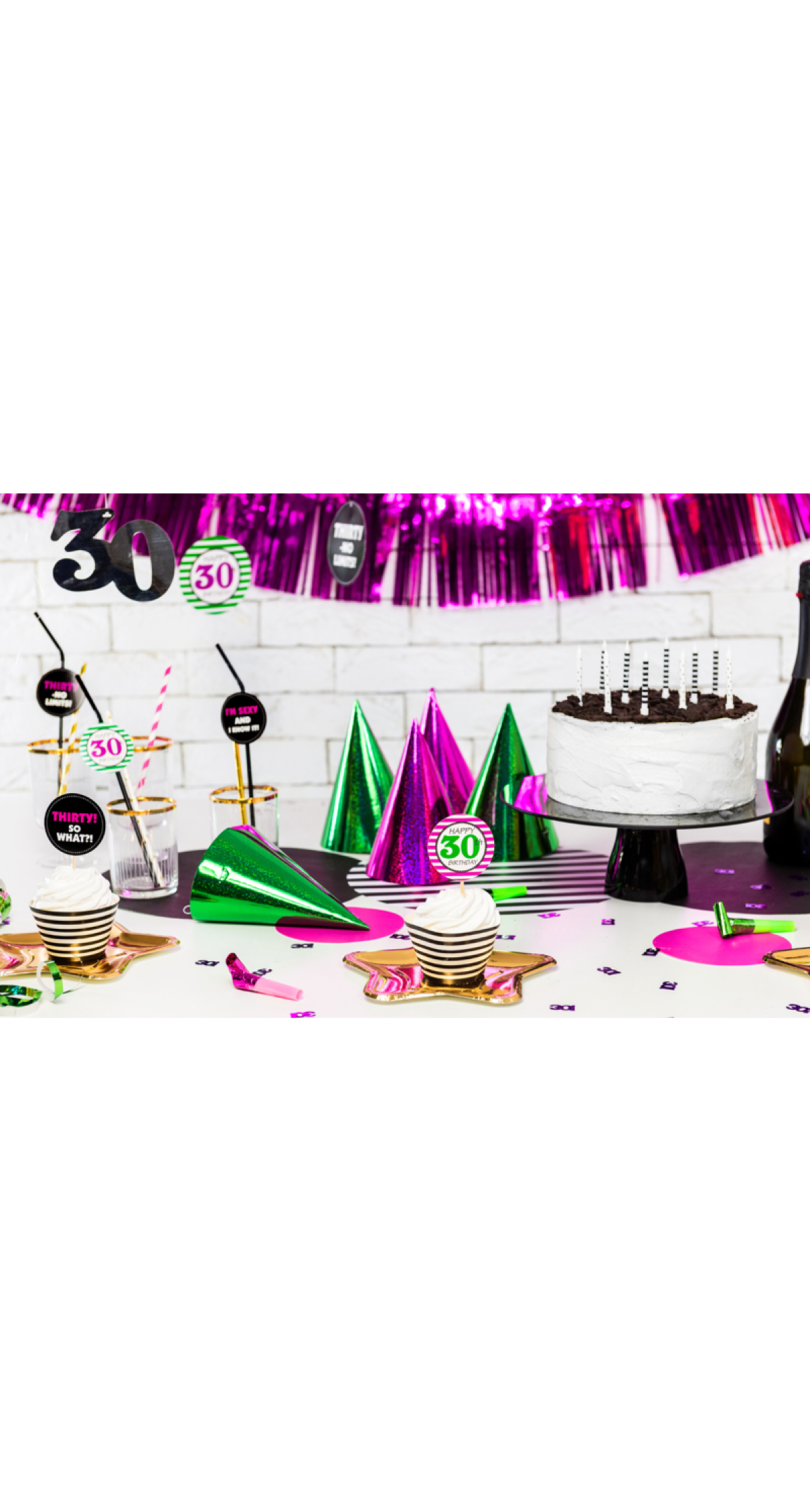 Holographic Party Hats, Mix, 16cm (1pkt / 20pc)