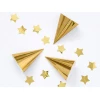 Party Hats, Gold, 16cm (1pkt / 6pc)