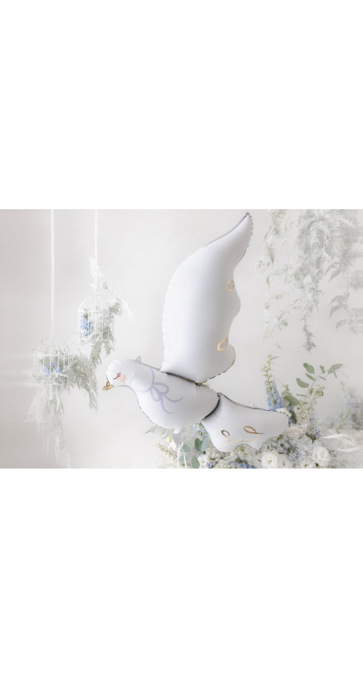 Foil Balloon Dove, 80x100cm, Mix