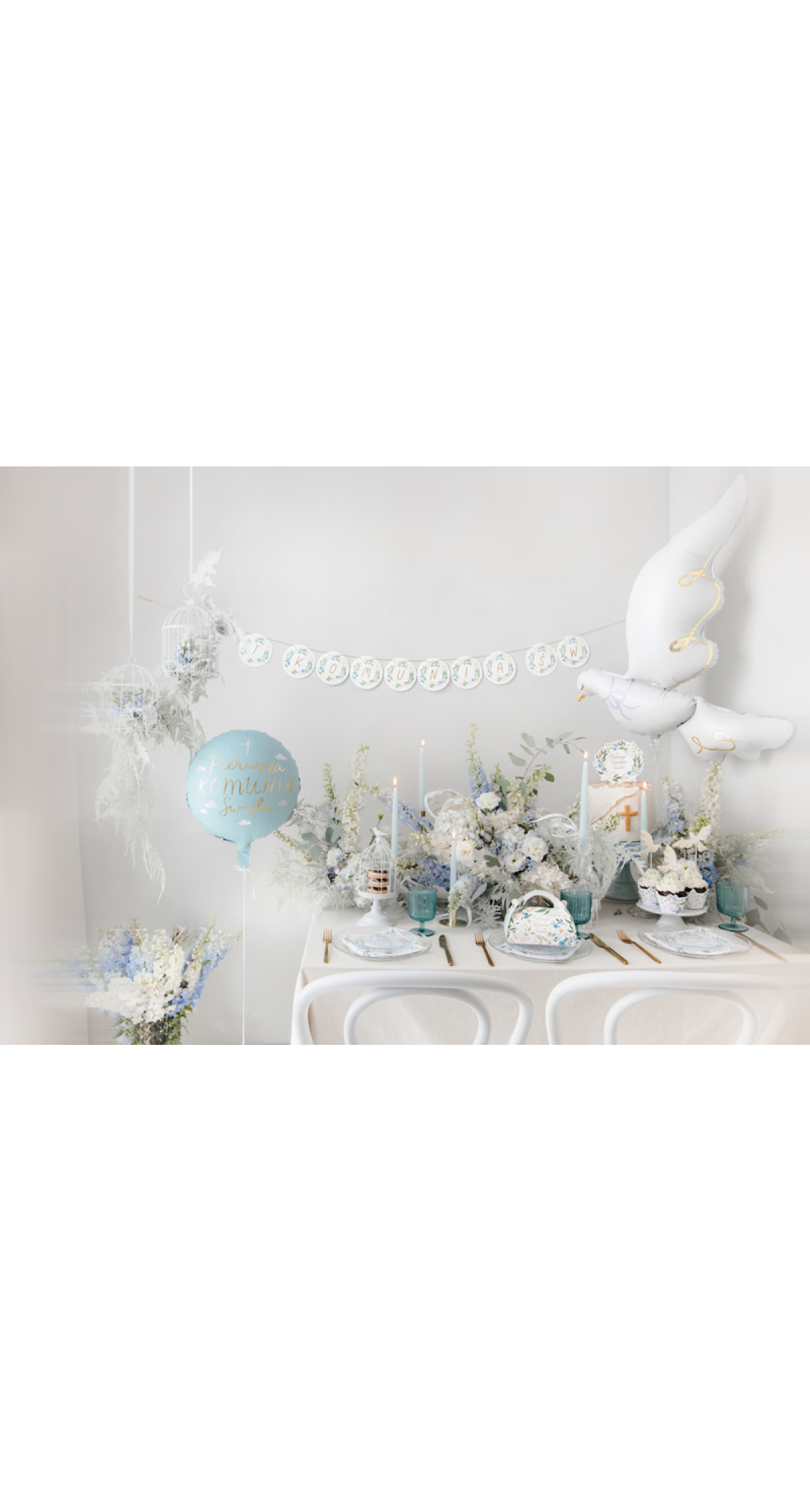 Foil Balloon Dove, 80x100cm, Mix