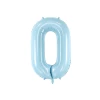 34 Inch Foil Balloon Number 0 – Light Blue
