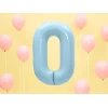 34 Inch Foil Balloon Number 0 – Light Blue