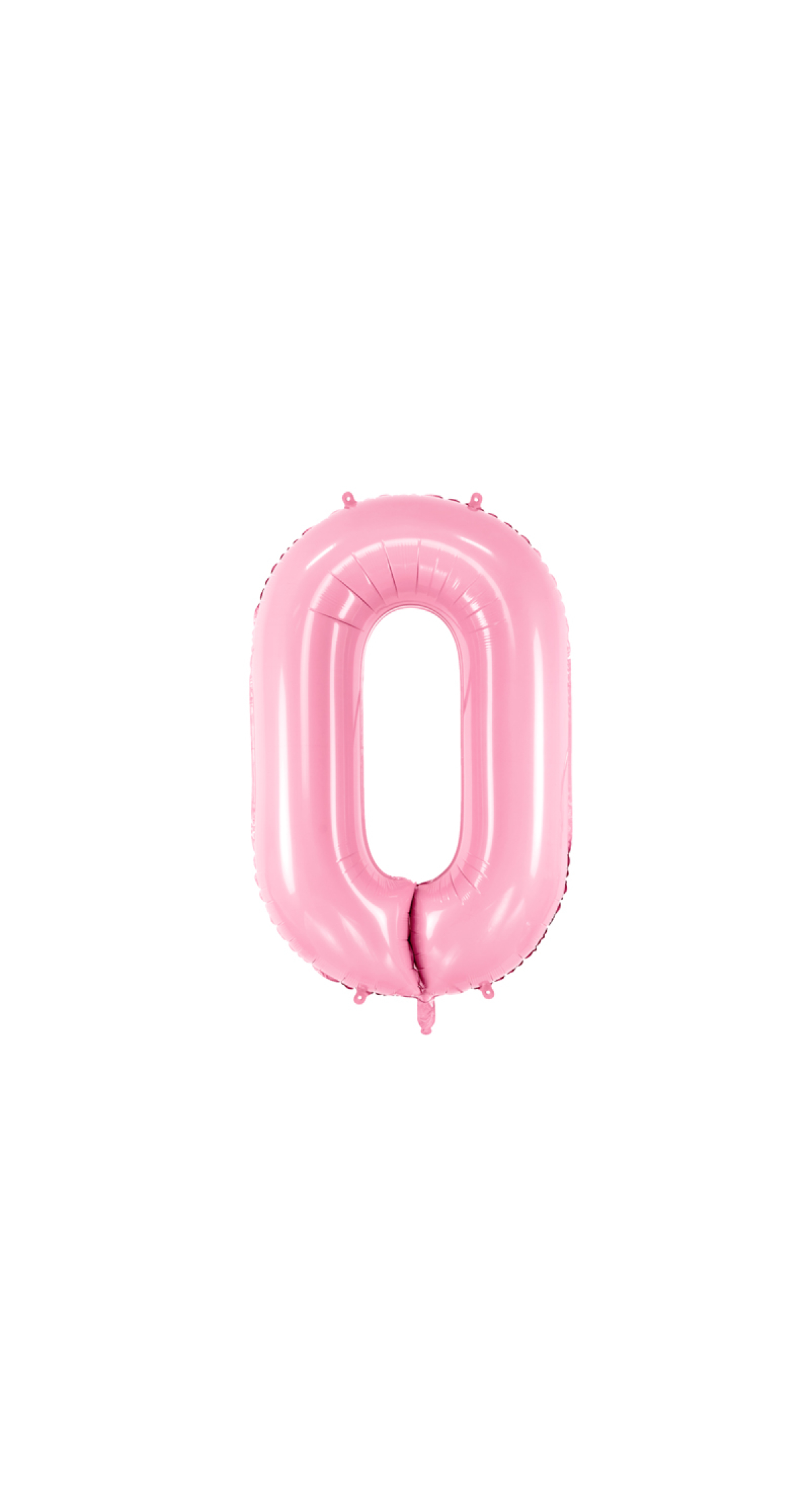 34 Inch Foil Balloon Number 0 – Light Pink