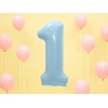 34 Inch Foil Balloon Number 1 – Light Blue