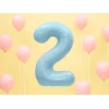 34 Inch Foil Balloon Number 2 – Light Blue