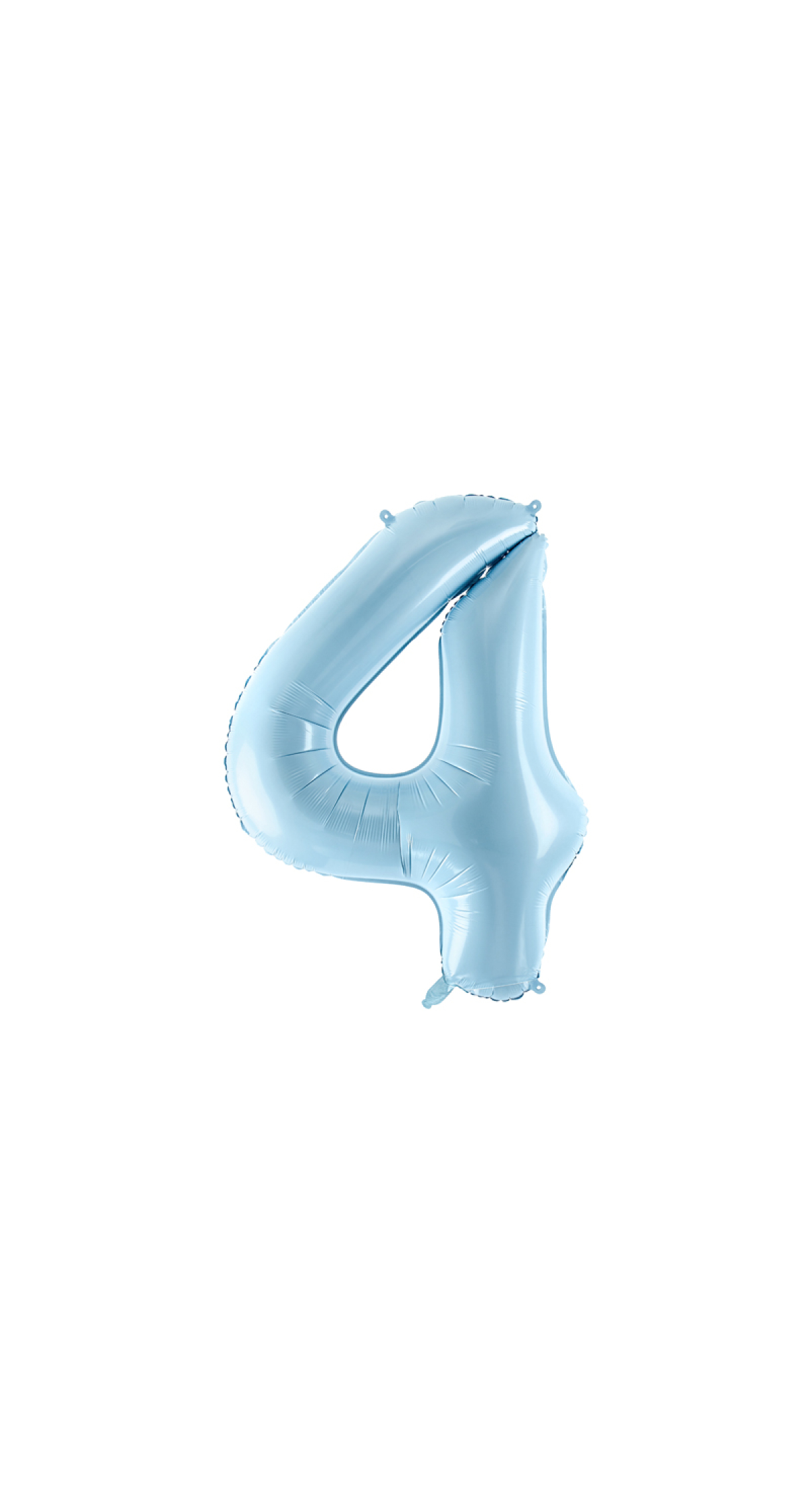 34 Inch Foil Balloon Number 4 – Light Blue