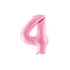 34 Inch Foil Balloon Number 4 – Light Pink