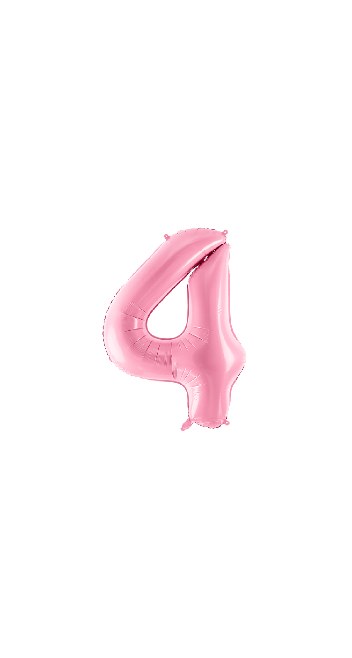 34 Inch Foil Balloon Number 4 – Light Pink
