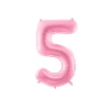 34 Inch Foil Balloon Number 5 – Light Pink