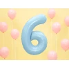 34 Inch Foil Balloon Number 6 – Light Blue