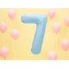 34 Inch Foil Balloon Number 7 – Light Blue