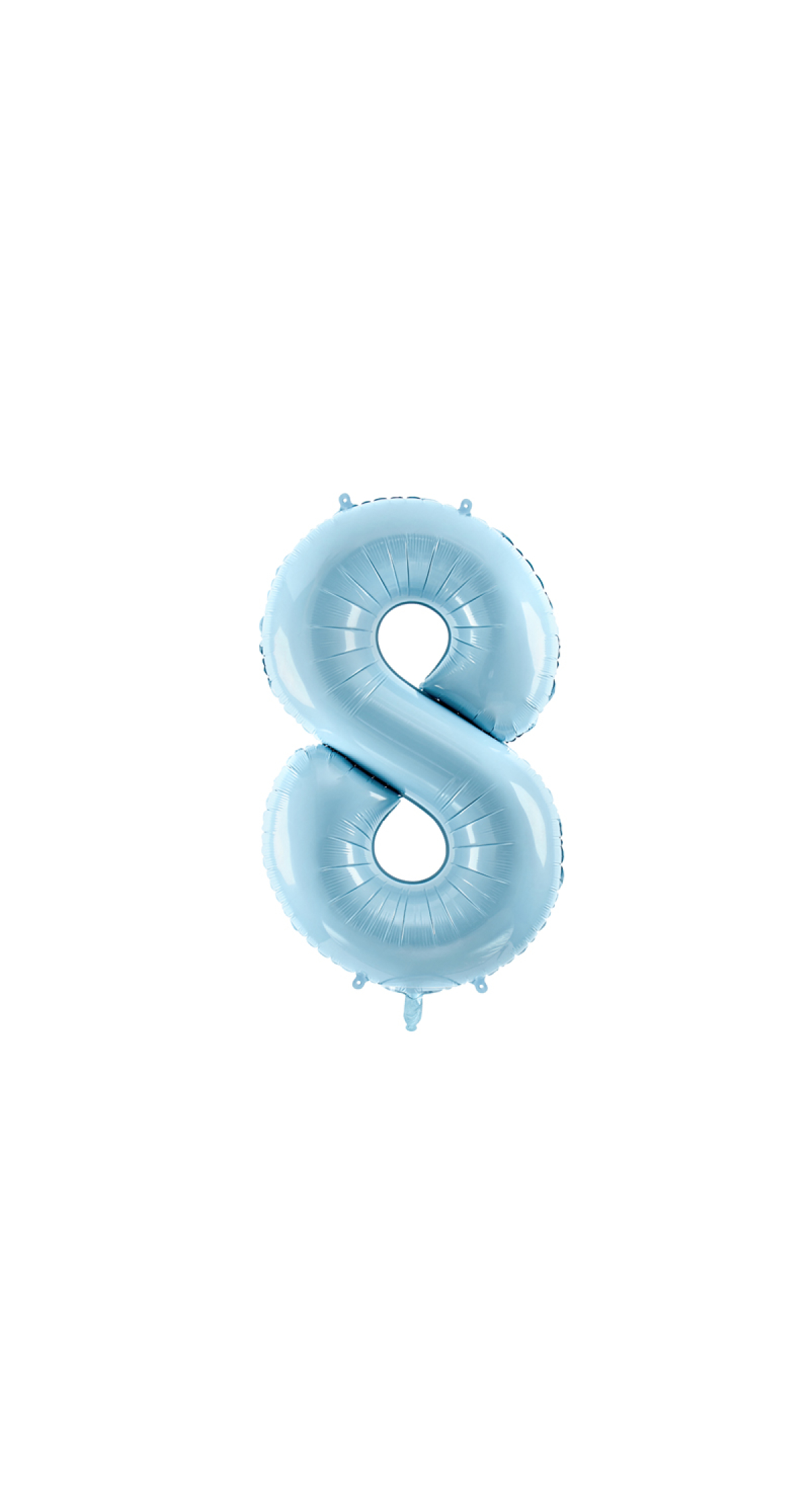 34 Inch Foil Balloon Number 8 – Light Blue