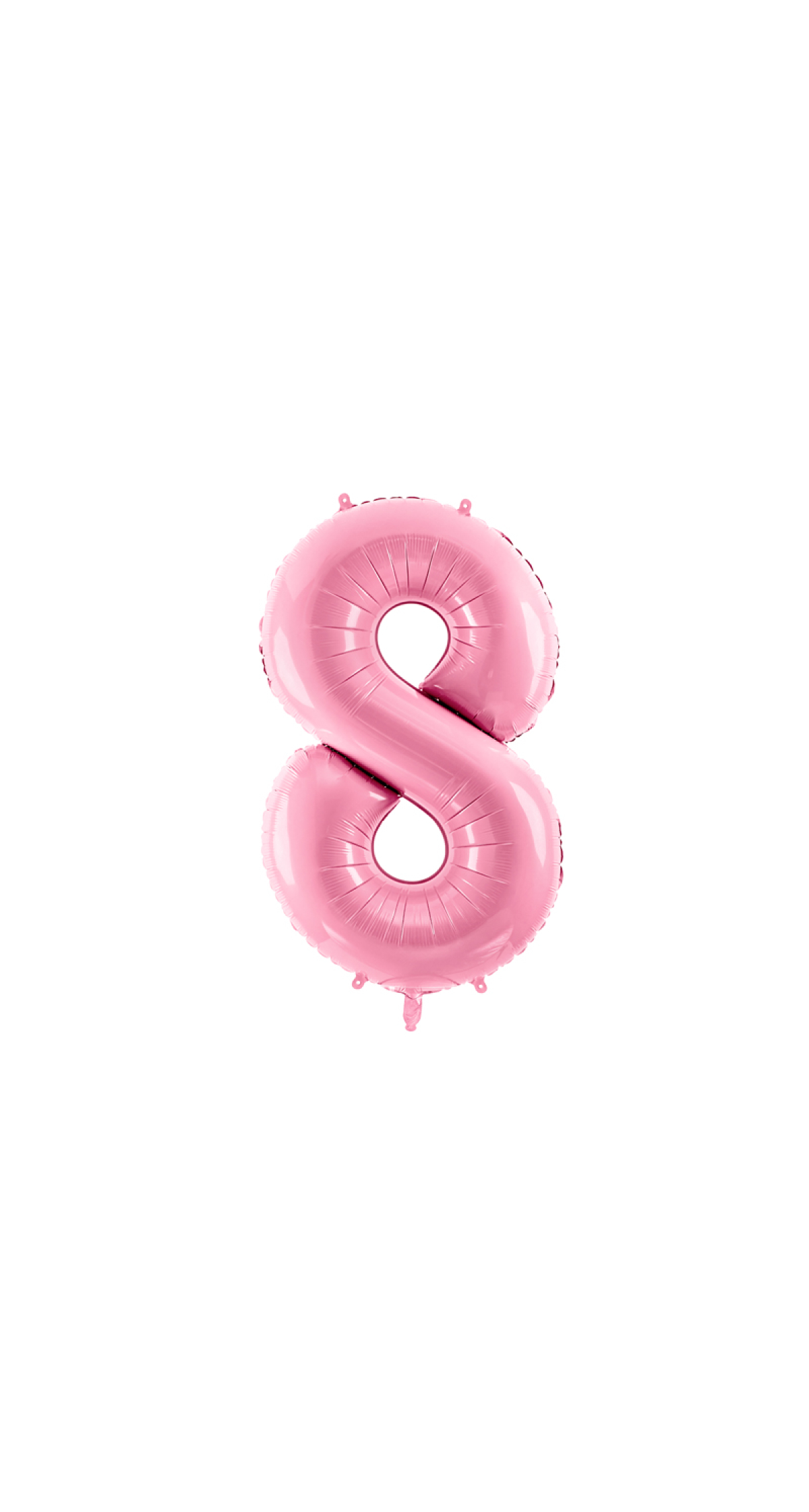 34 Inch Foil Balloon Number 8 – Light Pink