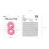 34 Inch Foil Balloon Number 8 – Light Pink