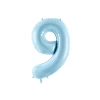 34 Inch Foil Balloon Number 9 – Light Blue