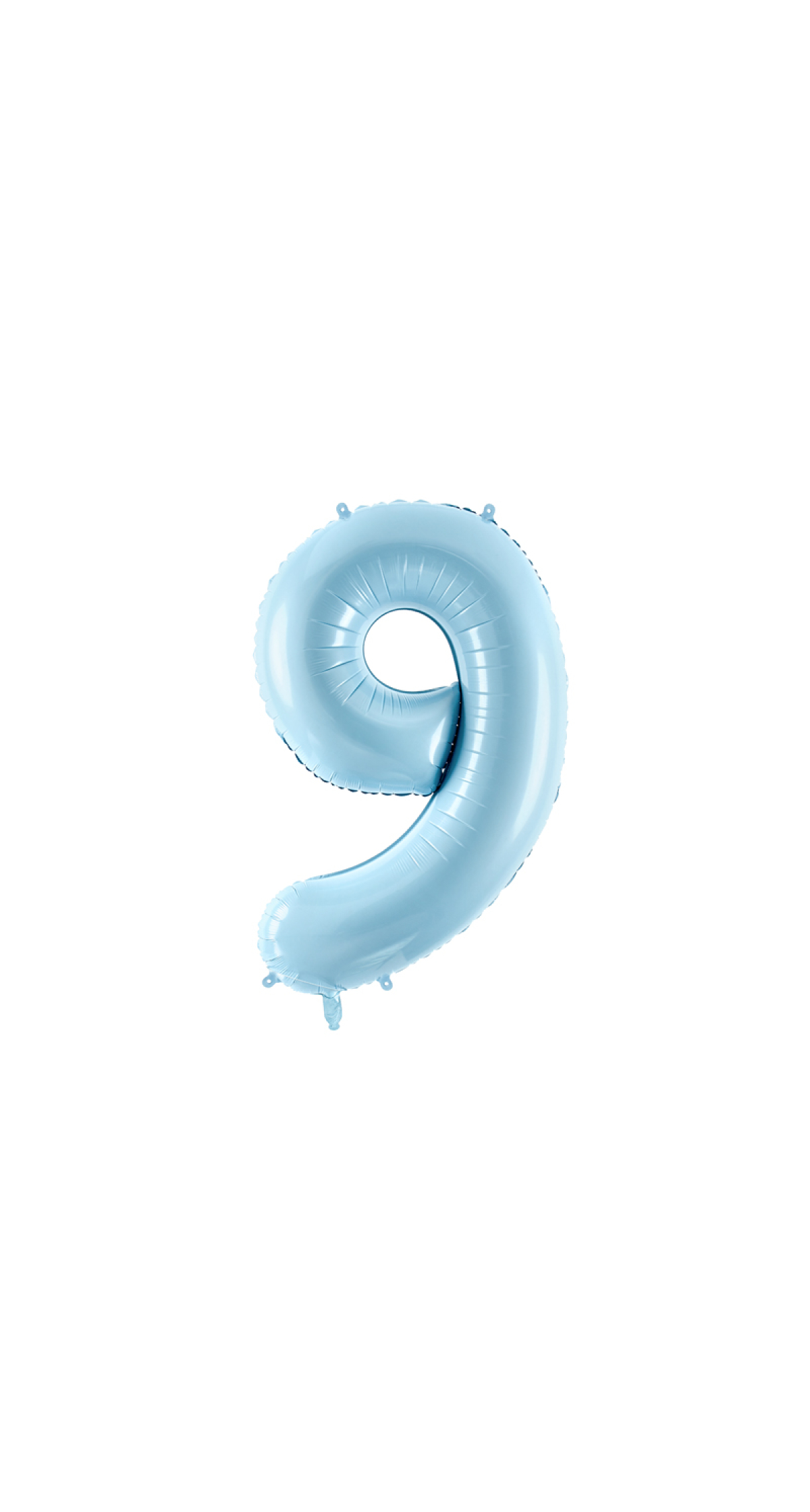 34 Inch Foil Balloon Number 9 – Light Blue