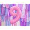 34 Inch Foil Balloon Number 9 – Light Pink