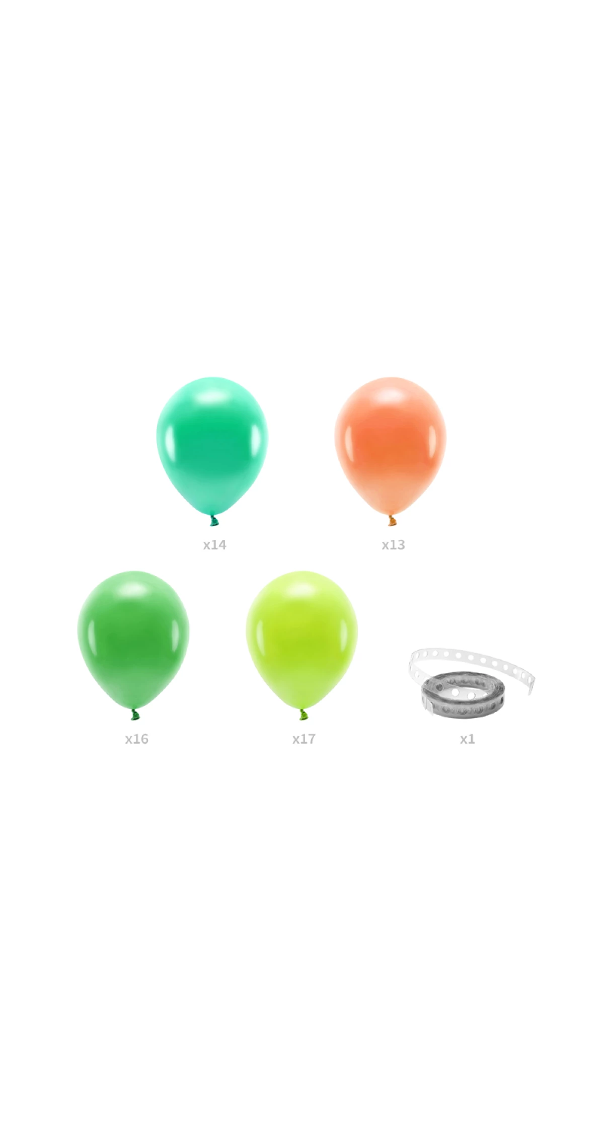 Balloon Garland - Dino, 200cm (1pkt / 60pc)