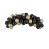 Balloon Garland - Black And Gold, 200cm (1pkt / 60pc)