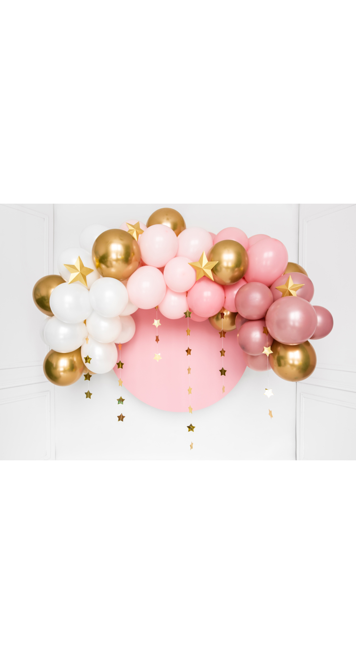 Balloon Garland - Pink, 200cm (1pkt / 60pc)