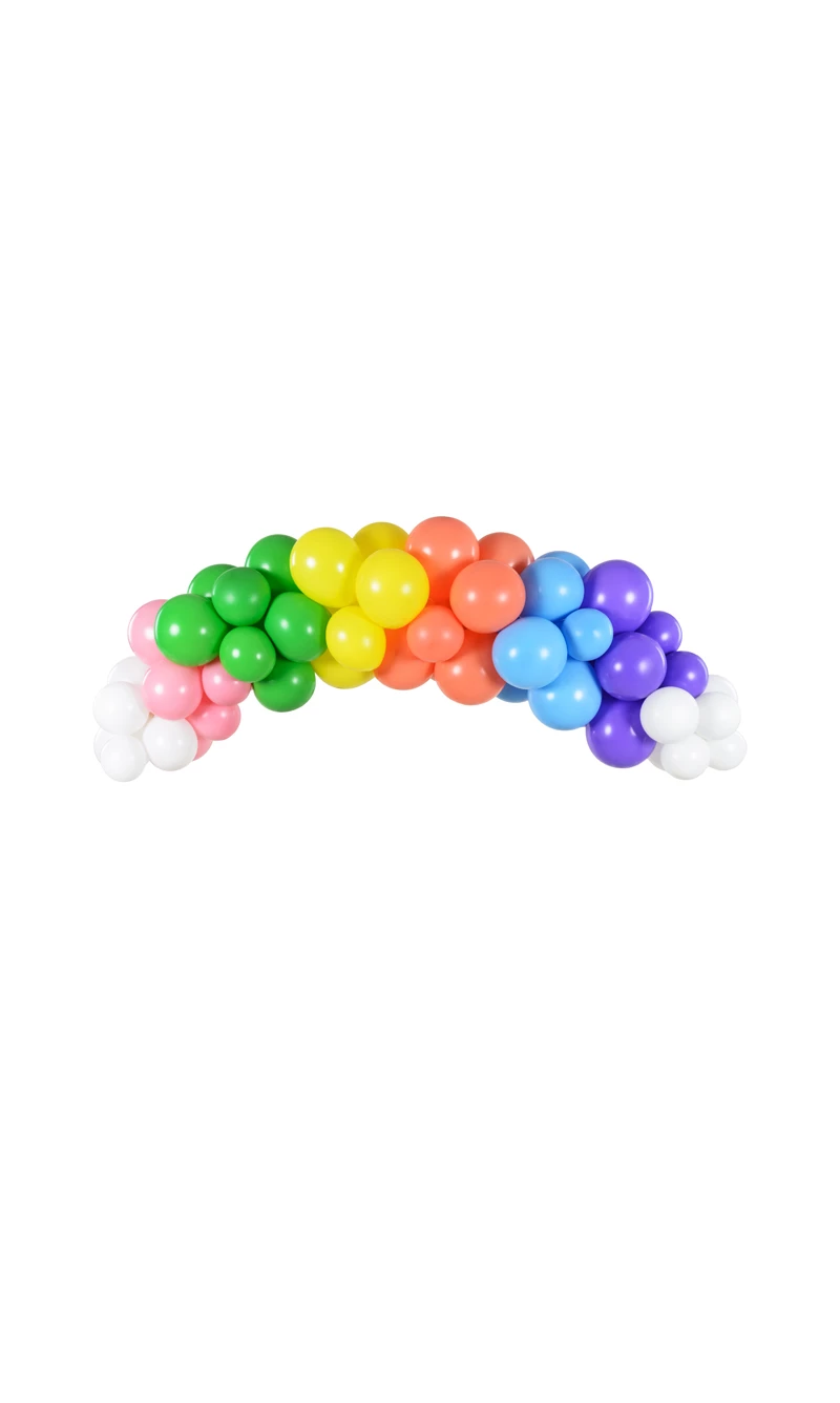 Balloon Garland - Rainbow, 200cm (1pkt / 60pc)