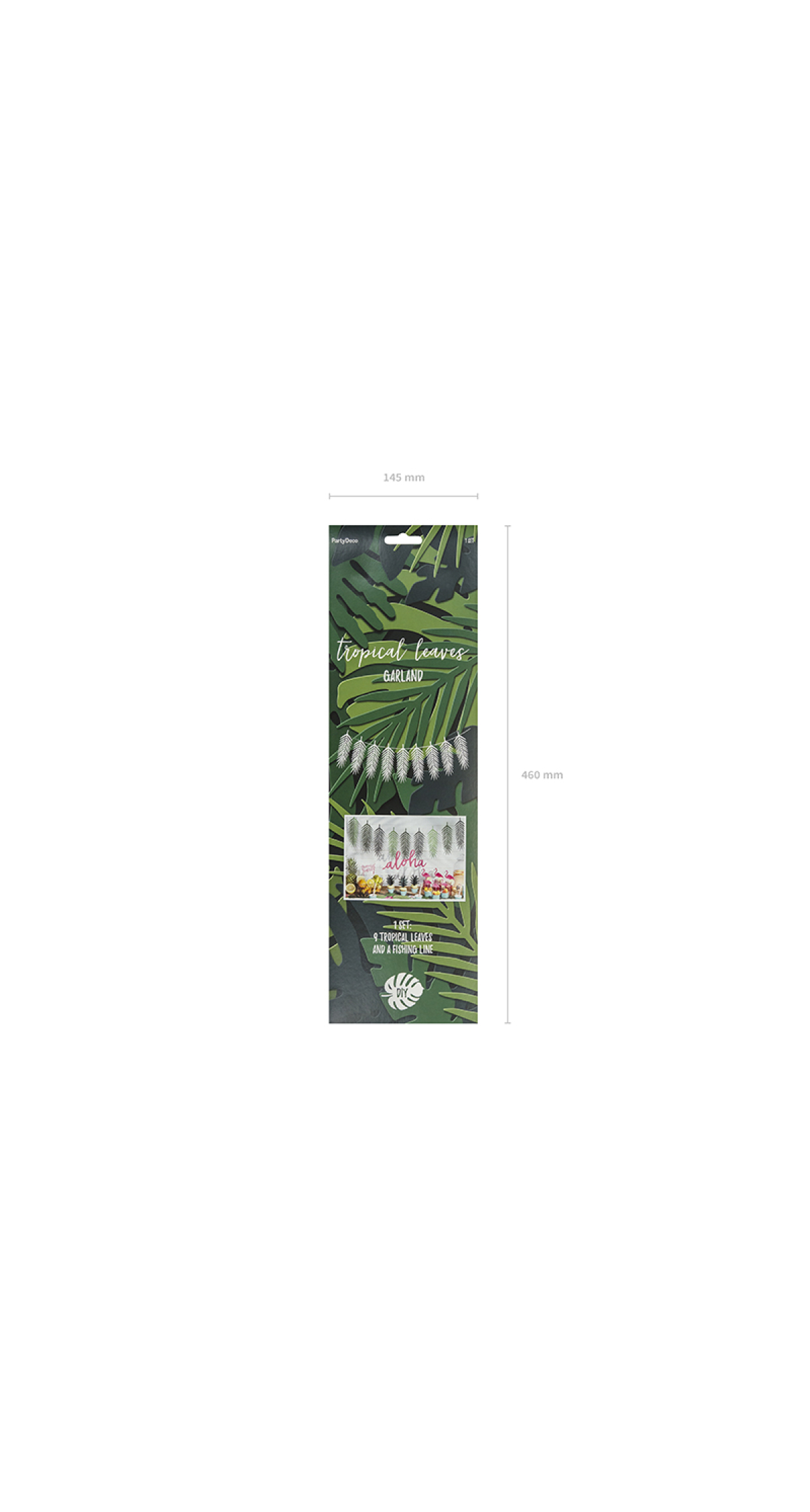 Garland Aloha - Tropical Leaves, 1.25M