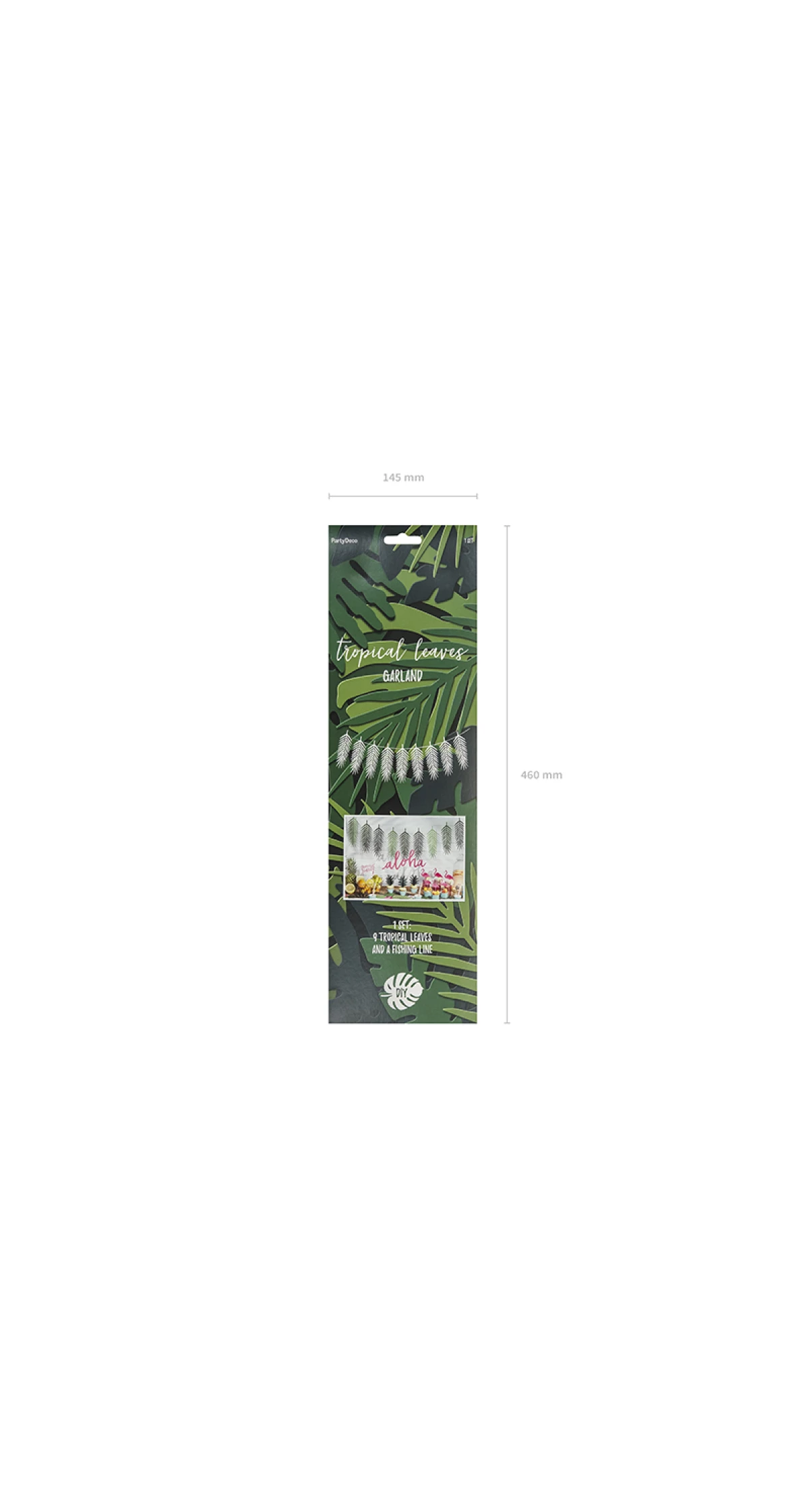 Garland Aloha - Tropical Leaves, 1.25M