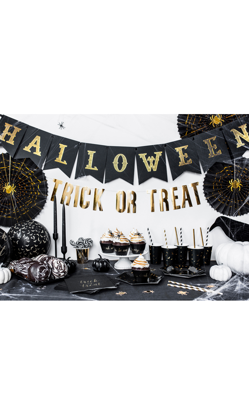 Banner Halloween, Black, 20x175cm