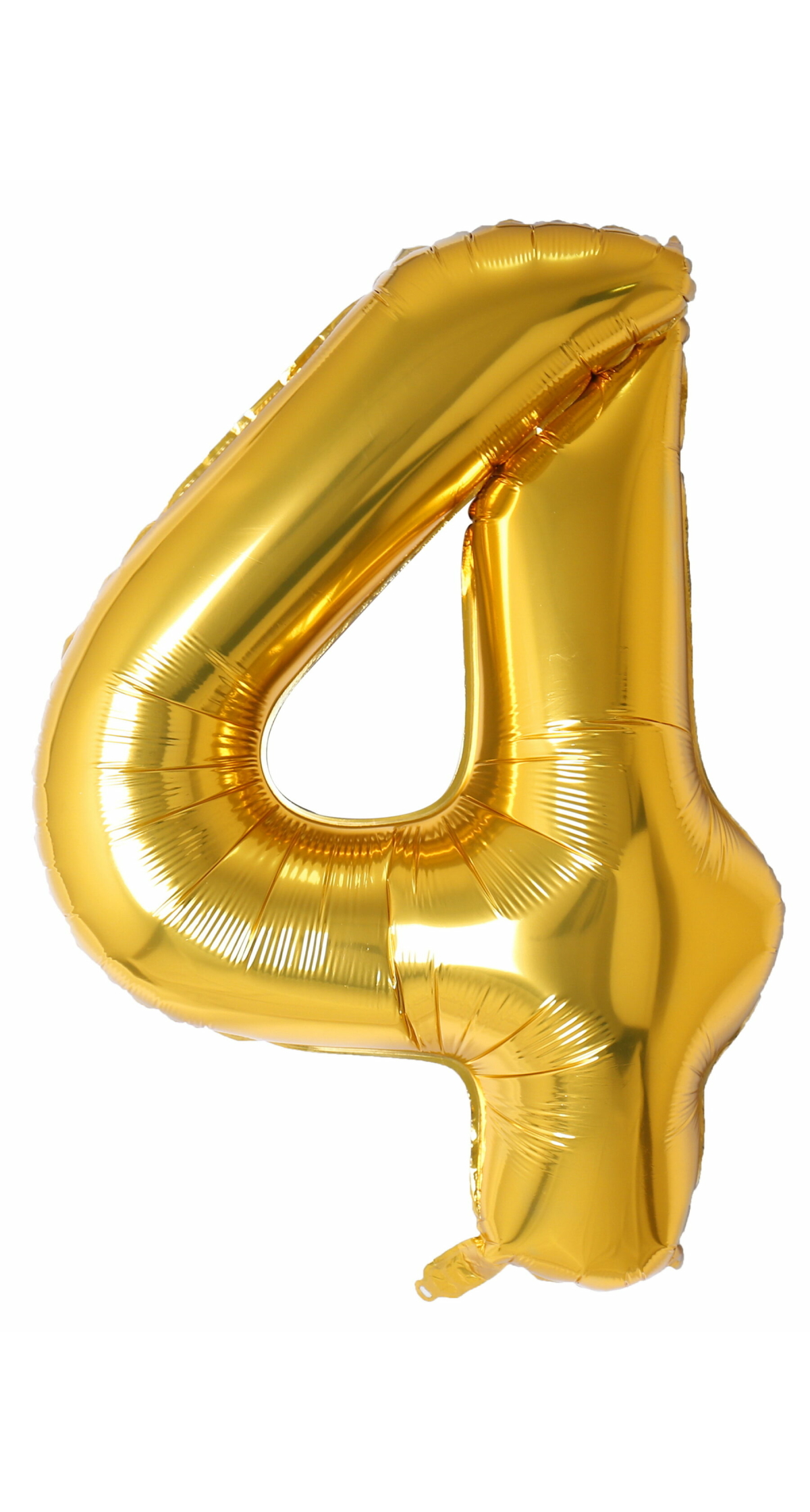 34 Inch Foil Balloon Number 4 - Gold