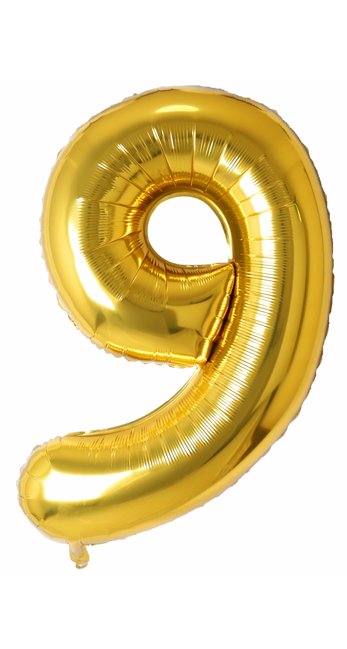 34 Inch Foil Balloon Number 9 - Gold