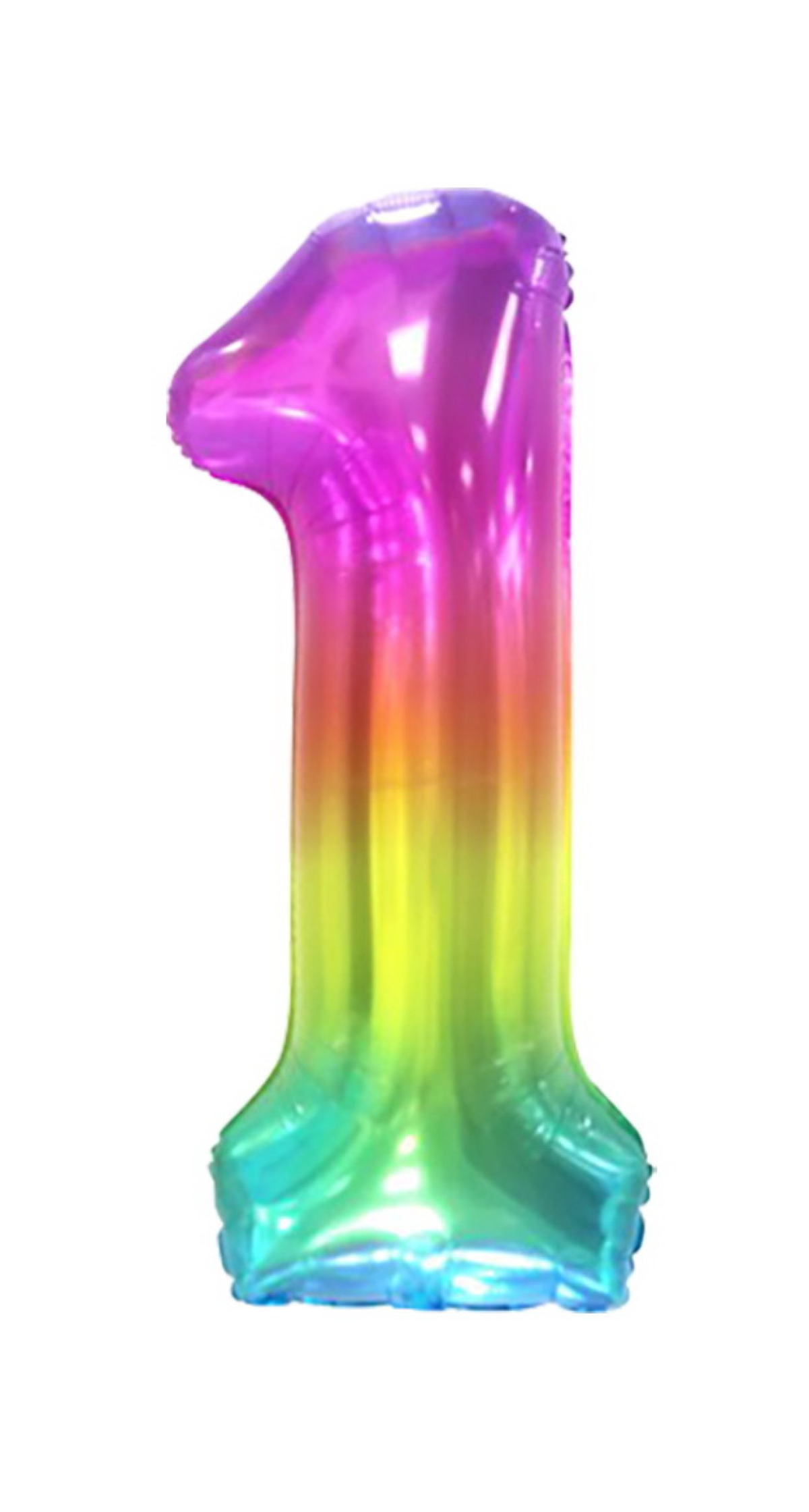 34 Inch Foil Balloon Number 1 - Gradient