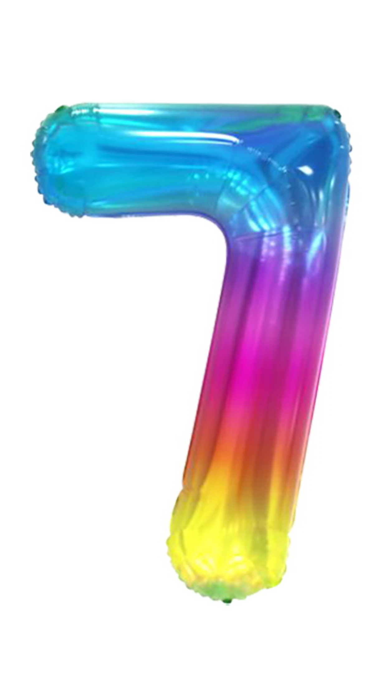 34 Inch Foil Balloon Number 7 - Gradient