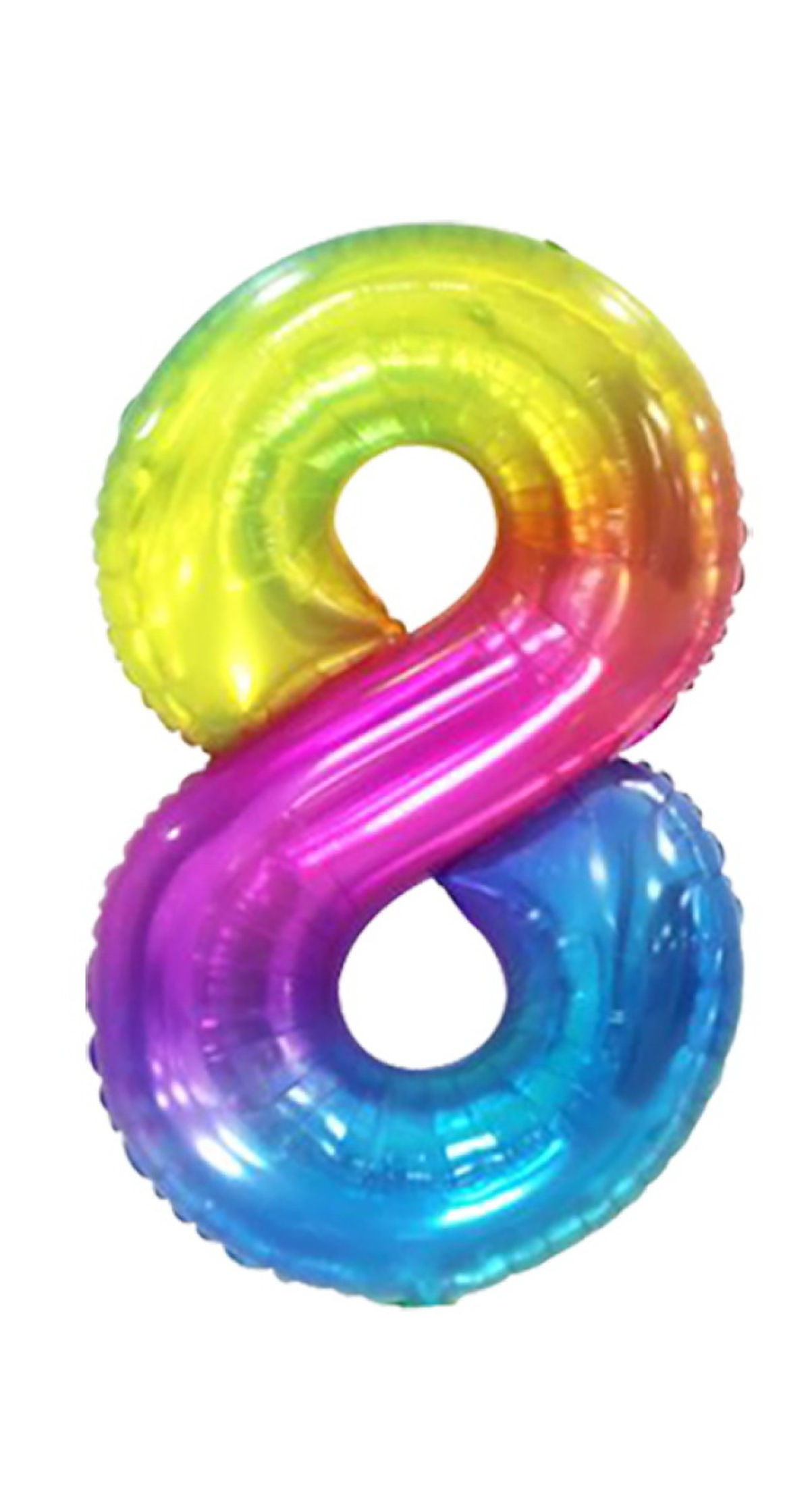 34 Inch Foil Balloon Number 8 - Gradient