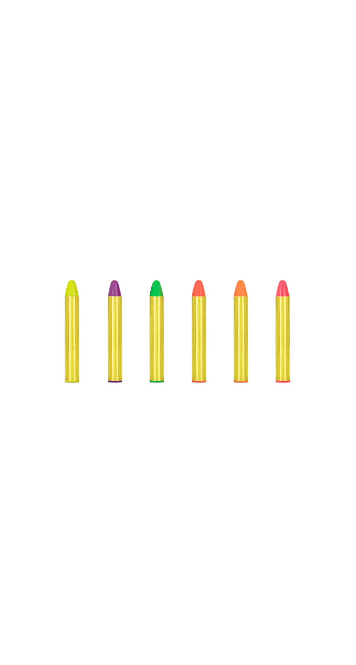 Face Paint Crayons (1pkt / 6pc)
