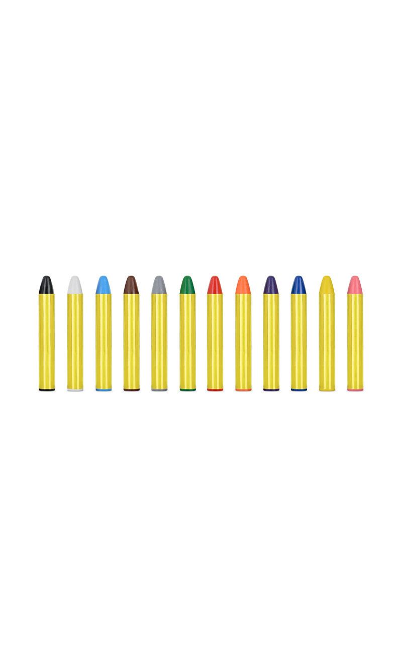 Face Paint Crayons (1pkt / 12pc)