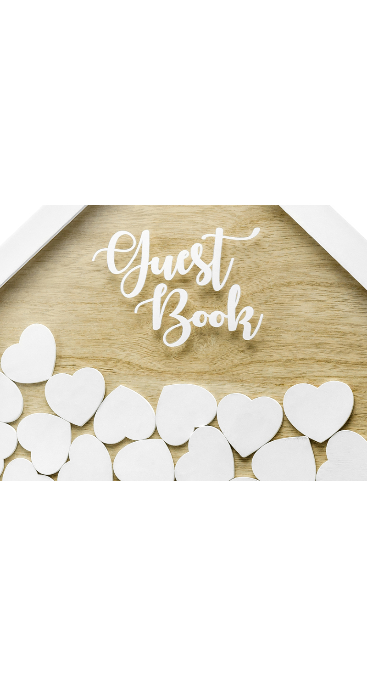 Wooden Guest Book, 30.5x43cm
