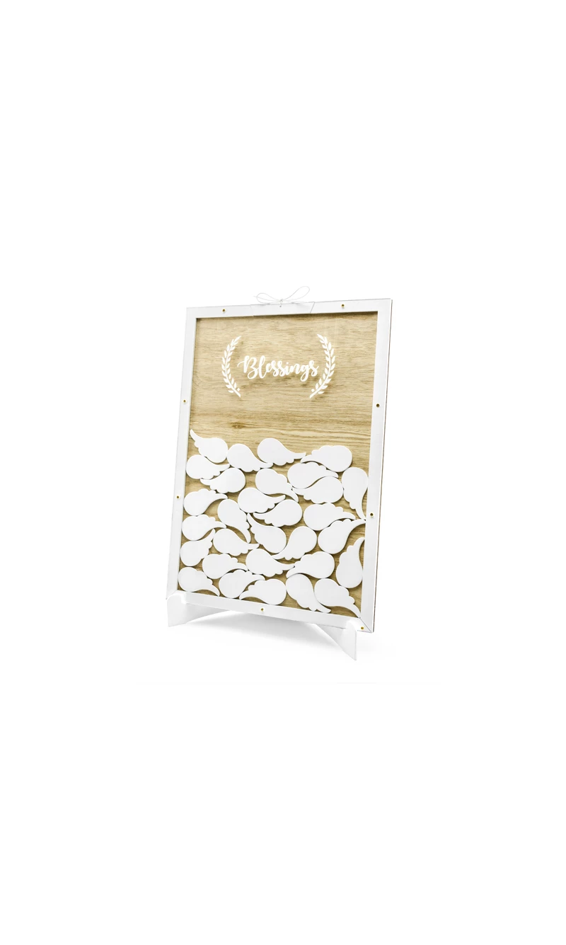Wooden Guest Book - Blessings, 27.5x39.5cm