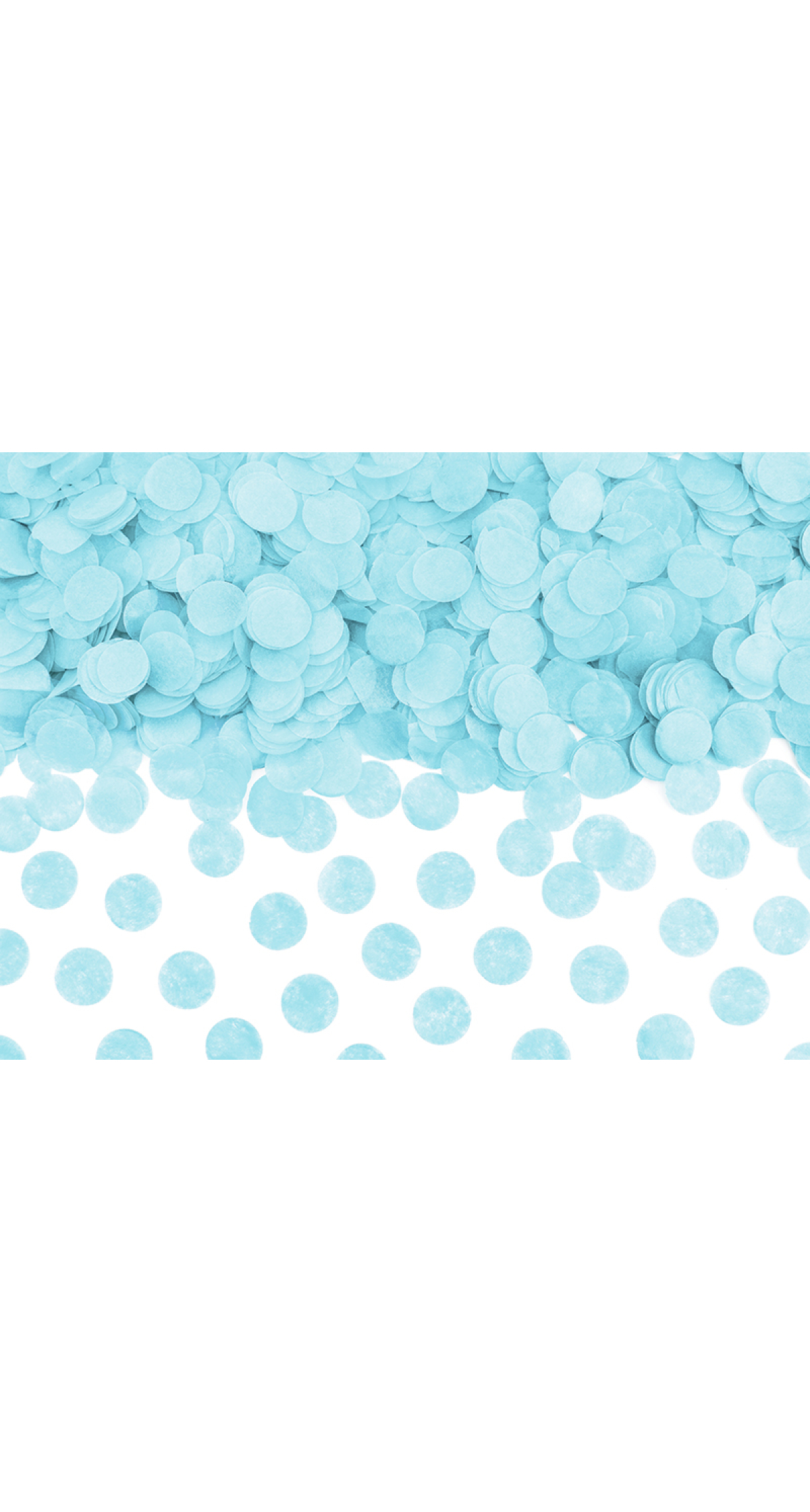 Confetti Circles, Light Sky-Blue, 15G