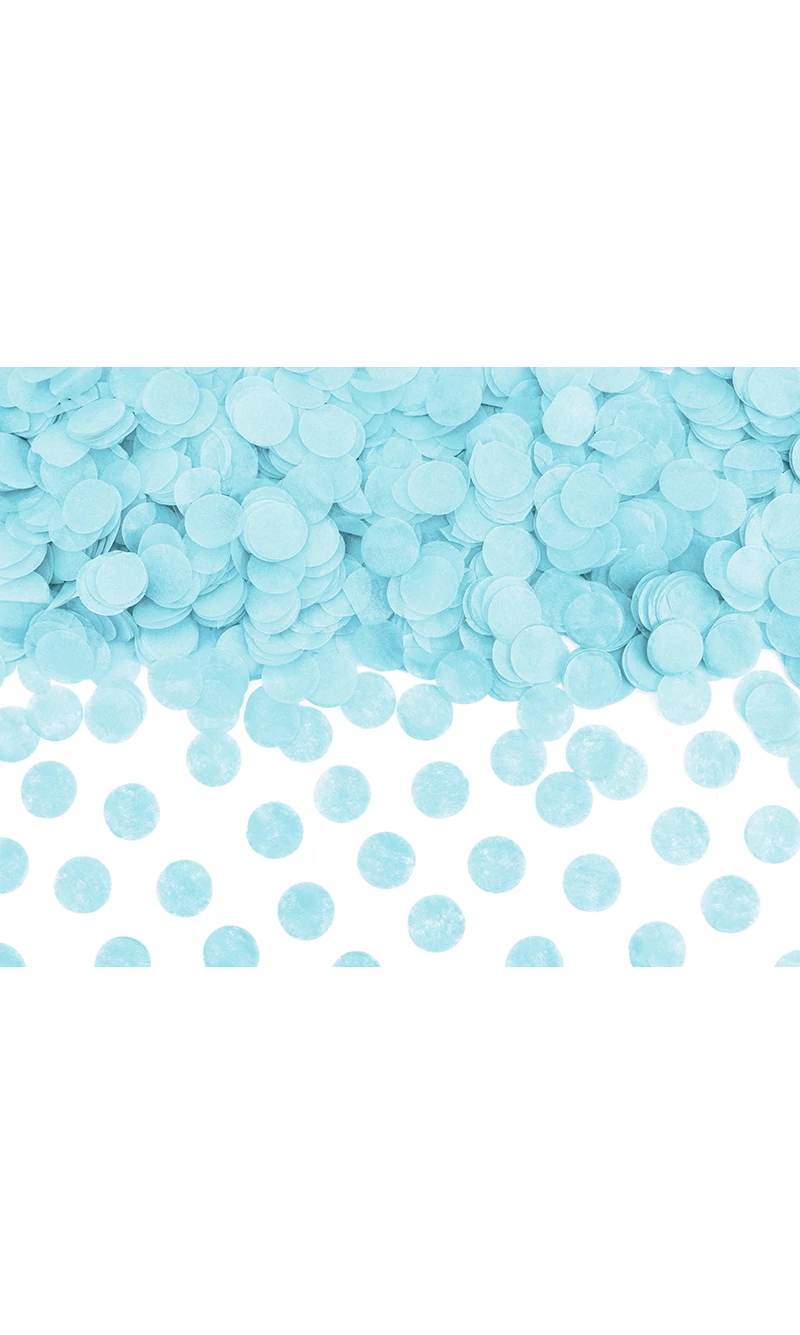 Confetti Circles, Light Sky-Blue, 15G