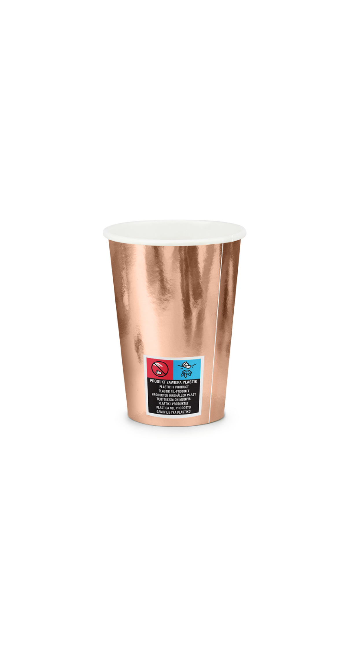 Cups She Said Yes!, Rose Gold, 220ml (1pkt / 6pc)