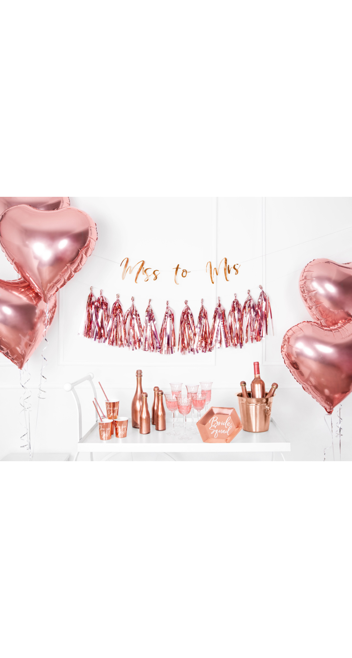 Cups She Said Yes!, Rose Gold, 220ml (1pkt / 6pc)