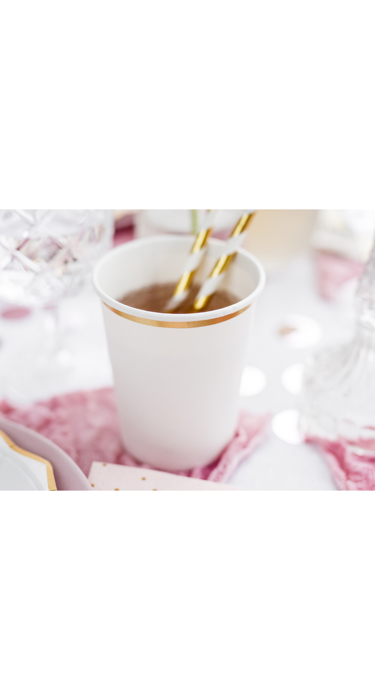 Cups, White, 260 ml (1 pkt / 6 pc.)