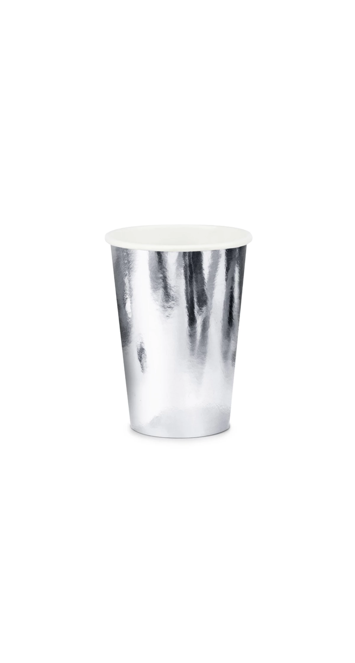 Cups, Silver, 220ml (1pkt / 6pc)